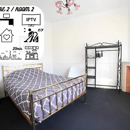 Homestay 2, Calme, 1 Station De Paris *